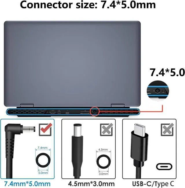 Alt view image 4 of 4 - 330W 280W A22-330P1A Charger Fit for Asus ROG Strix Scar 16 17 18