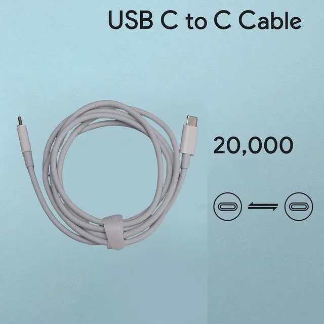 Alt view image 3 of 7 - Tangxi 140W USB C, Type C Super with 5.9FT Charging Cord, Universal USB Wall Block for Interface Laptops, Tablets, Smartphones (White)