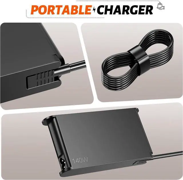 Alt view image 5 of 7 - 140W 28V 5A USB C AC Laptop Charger Compatible with Lenovo Laptop