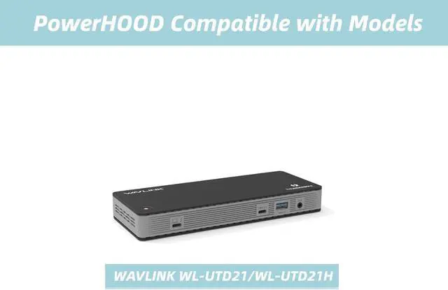 Alt view image 2 of 7 - 130W AC/DC Adapter Compatible with WAVLINK Thunderbolt 3 Docking Station UTD21 UTD21H Thunderdock Pro/Thunderdock Pro III Thunderbolt 3 Dual 4K Dock Power Supply Cord Charger Cable PSU