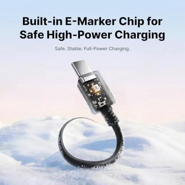 Alt view image 5 of 5 - Pixel 140 GaN Charger& 240W USB C Fast Charging Cable Bundle