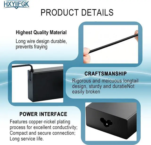 Alt view image 6 of 7 - 140W USB C Charger for Lenovo Legion Yoga IdeaPad ThinkPad ADL140YDC3A