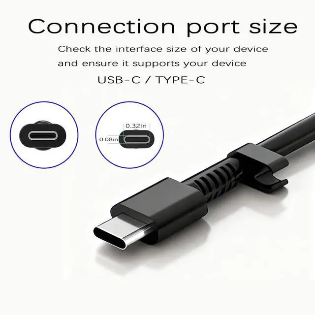 Alt view image 2 of 7 - 165W USB-C Charger for Dell Pro Max 16 18 MB16250 MB18250 Precision 5680