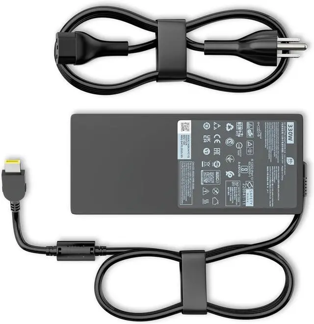 Alt view image 2 of 7 - Slim 330W GaN ADL330SDC3A Charger Replacement for Lenovo Legion RTX Laptop