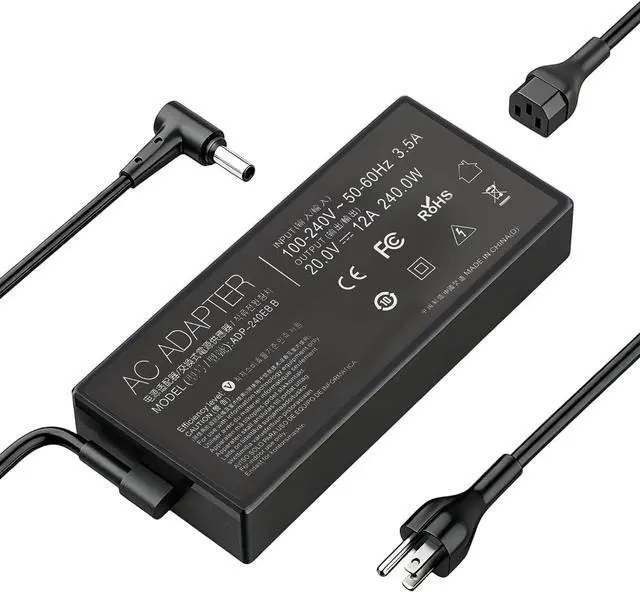 Main image of 240W Gaming Laptop Charger for ASUS ROG Zephyrus TUF Strix Series 6.0x3.7mm