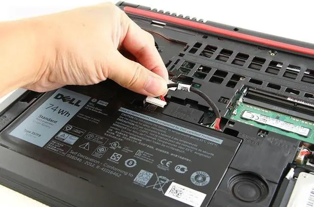 Alt view image 4 of 4 - WDX0R 11.4V 41.04Wh Rechargeable Battery For DELL Inspiron 15 5000 Gaming 5576,5577 ,Inspiron 15 7000 Gaming 7557,7559,7566,7567 Laptops ,Alternant Part Number: 357F9 71JF4 0GFJ6 071FJ4 00GFJ6 P65F