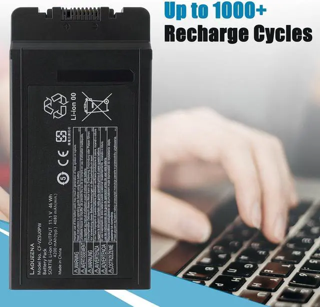 Alt view image 5 of 6 - CF-VZSU0PW CF-VZSU0PR Laptop Battery Compatible with Panasonic TOUGHBOOK Toughbook 54, 54 Gloved Multi Touch, 54 Lite, 54 Performance, 54 Prime 46Wh