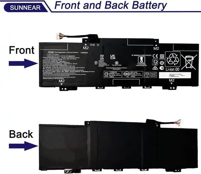 Alt view image 2 of 6 - PC03XL M24648-005 Battery Compatible with HP Pavilion x360 14 15 14-DY 14-BA 14-CD 14-dw 15-er Series Pavilion Aero 13-be Pavilion x360 Convertible 14-dy Notebook HSTNN-OB1W M24421-271