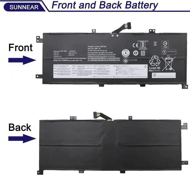 Alt view image 2 of 6 - L18M4P90 L18C4P90 Laptop Battery for Lenovo ThinkPad L13 Yoga Series