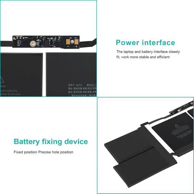Alt view image 3 of 7 - Futurebatt A2113 A2141 Battery Compatible with MacBook Pro 16-inch A2141Release 2020 2019 EMS 3347 MVVJ2xx/A MVVK2xx/A MVVL2xx/A MVVM2xx/A