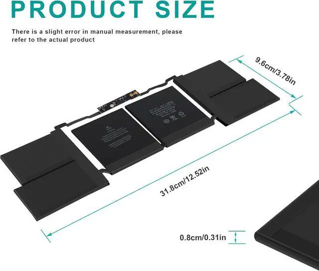 Alt view image 5 of 7 - Futurebatt A2113 A2141 Battery Compatible with MacBook Pro 16-inch A2141Release 2020 2019 EMS 3347 MVVJ2xx/A MVVK2xx/A MVVL2xx/A MVVM2xx/A