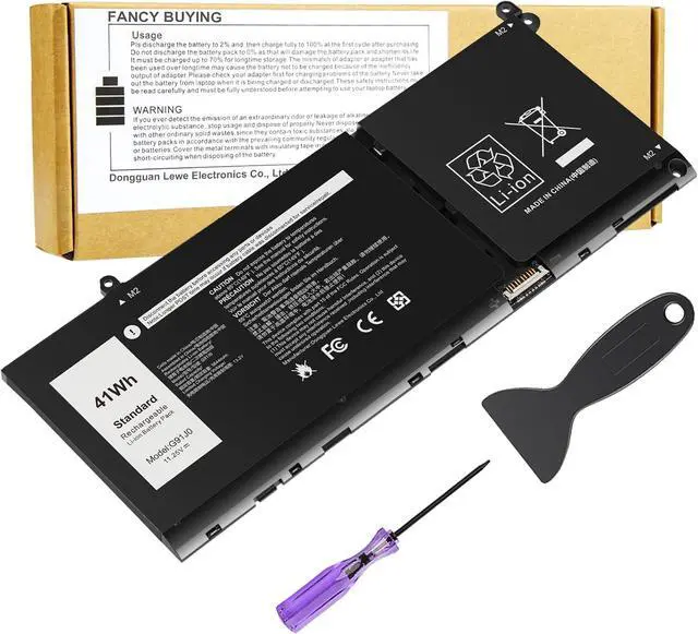 Main image of G91J0 JGCCT N9XX Battery for Dell Latitude 3520 3420 3320 3330 Inspiron 3510 3511 3515 3525 3530 5310 5410 5418 5510 5515 5518 14 Plus 7420 7415 2-in-1 Vostro 5620 5625 PG8YJ 0PG8YJ FH3K2 927N5