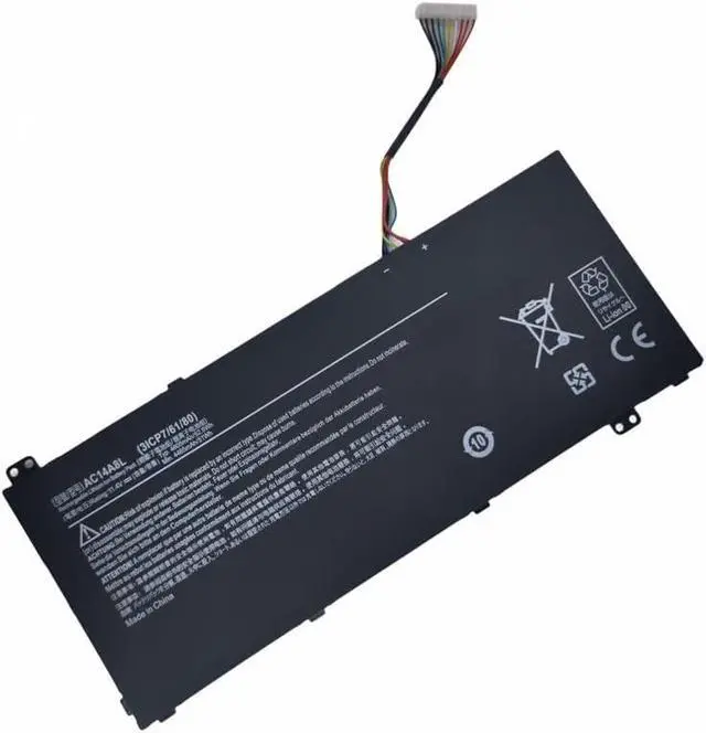 Alt view image 2 of 6 - Batterymarket New AC14A8L Replacement Battery Compatible with Acer V15 Nitro Aspire VN7-571 VN7-591 VN7-571G VN7-791G VN7-791 Series 11.4V 52.5Wh