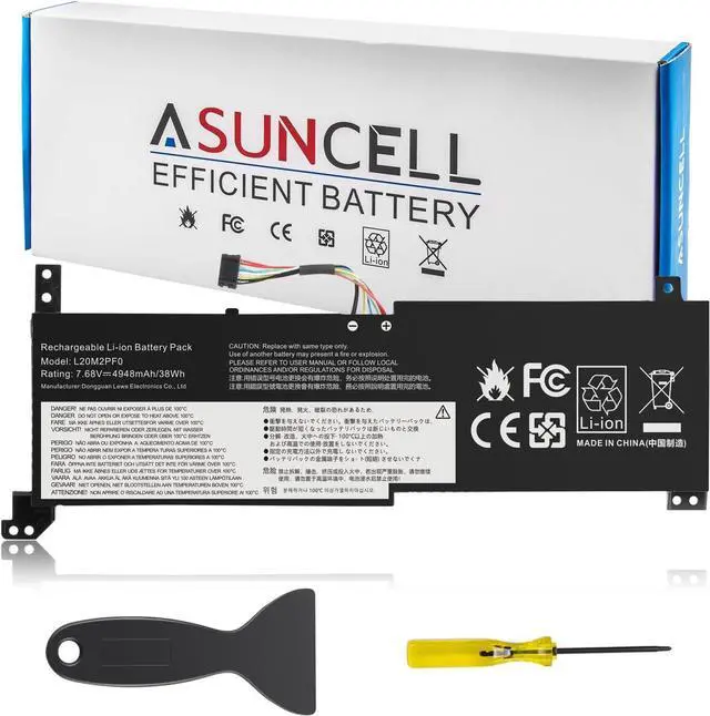 Main image of L20C2PF0 L20M2PF0 Laptop Battery Replacement for Lenovo IdeaPad 3-14ADA6 3-14ALC6 3-14ITL6 3-14ABA7 3-15ADA6 3-15ITL6 3-15ALC6 3-17ALC6 3-17ITL6 V14 V15 V17 G2-ALC G3-ABA Series L20L2PF0 38Wh
