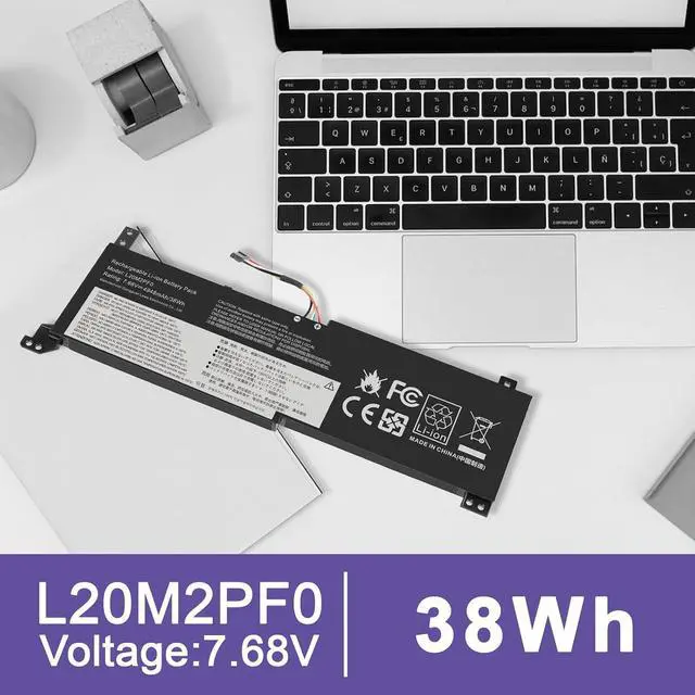 Alt view image 4 of 7 - L20C2PF0 L20M2PF0 Laptop Battery Replacement for Lenovo IdeaPad 3-14ADA6 3-14ALC6 3-14ITL6 3-14ABA7 3-15ADA6 3-15ITL6 3-15ALC6 3-17ALC6 3-17ITL6 V14 V15 V17 G2-ALC G3-ABA Series L20L2PF0 38Wh