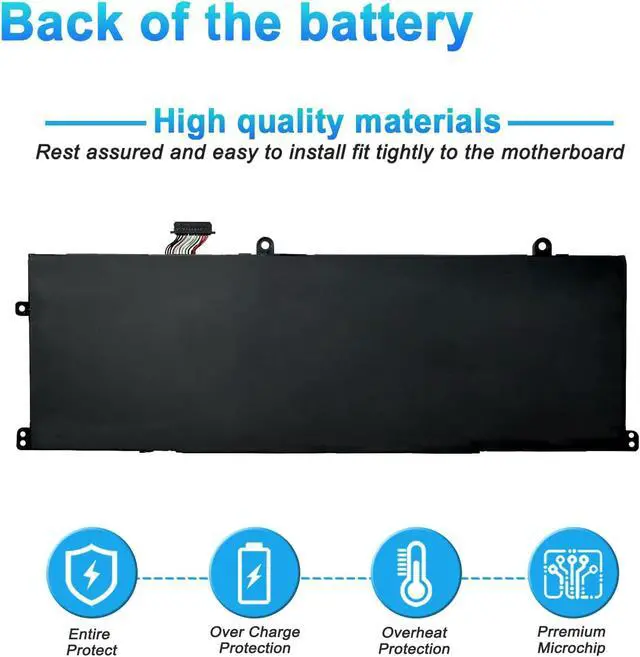 Alt view image 4 of 7 - WE04XL N39857-005 Battery Replacement for HP X360 Spectre 14-EU 14-eu0098nf, Envy X360 16-AC 16-AD 2-in-1, Pavilion Plus 14-ew 14-ey 16-ab 16t-ab 14-ey0000 Series Notebook TPN-DB1Q 68Wh