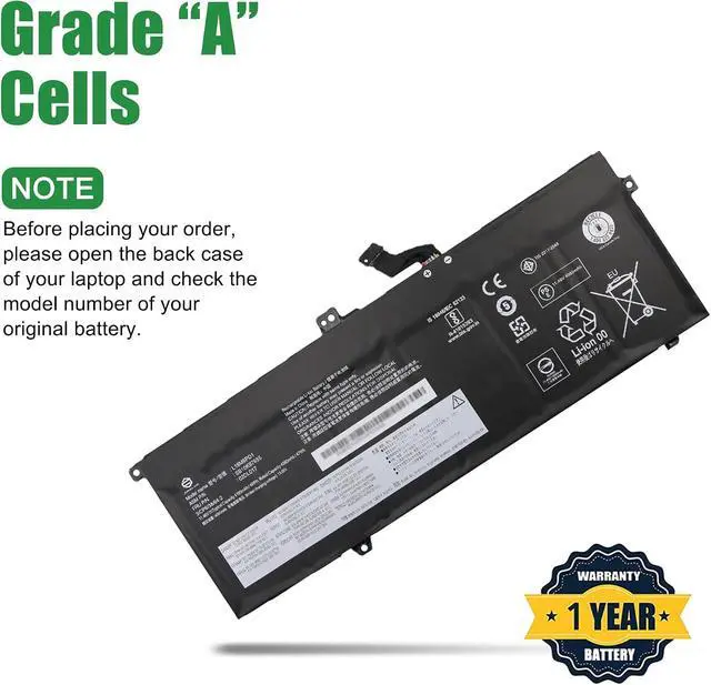 Alt view image 4 of 6 - 02DL017 L18M6PD1 SB10K97655 Laptop Battery Replacement for Lenovo ThinkPad X390 X395 X13 1st Gen 2020 Series 02DL018 L18M6PD2 SB10K97656 02DL019 L18C6PD1 02DL020 L18D6PD1 11.46V 48Wh