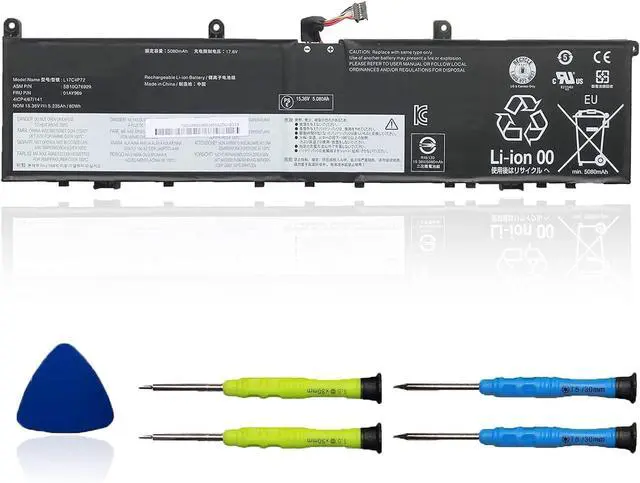 Main image of L17C4P72 Laptop Battery Compatible with Lenovo ThinkPad X1 Extreme 1st Gen/2nd Gen ThinkPad P1 1st/2nd Gen Serie L17M4P72 01AY968 01AY969 L18M4P71 01YU911 5B10V98091 SB10Q76929 SB10Q76928 80Wh