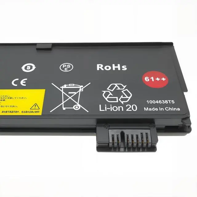 Alt view image 5 of 6 - SB10K97584 01AV452 SB10K97585 Laptop Battery for Lenovo Thinkpad T580 T480 P52S 10.8V or 11.25V 6700mAh/72Wh