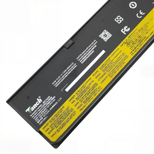 Alt view image 6 of 6 - SB10K97584 01AV452 SB10K97585 Laptop Battery for Lenovo Thinkpad T580 T480 P52S 10.8V or 11.25V 6700mAh/72Wh