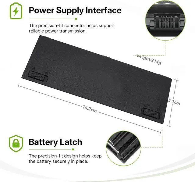 Alt view image 4 of 6 - Tanch NH50BAT-4 Laptop Battery for Hasee G7/8 Z7/8 Clevo NH50/58/70 Series