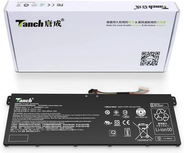 Main image of Tanch Genuine AP18C4K KT.00304.012 Laptop Battery Replacement for Acer Aspire 5 A515-54G-54QQ A515-54G-52T9 Aspire 3 A315-54 Spin 3 SP313-51N-3555 3 SP313-51N-71U4 3 SP313-51N-59YL11.4V 4200mAh 48Wh