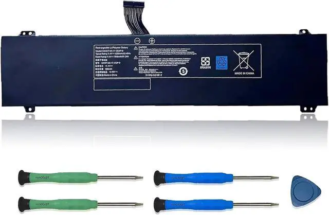 Main image of GKIDT-03-17-3S2P-0 Laptop Battery Compatible with XPG Xenia 15 XMG Fusion 15 XFU15L19 GLIDK-00-15-3S2P-0 GKIDT-00-13-3S2P-0 11.4V 93.48Wh 8200mAh 6Cell