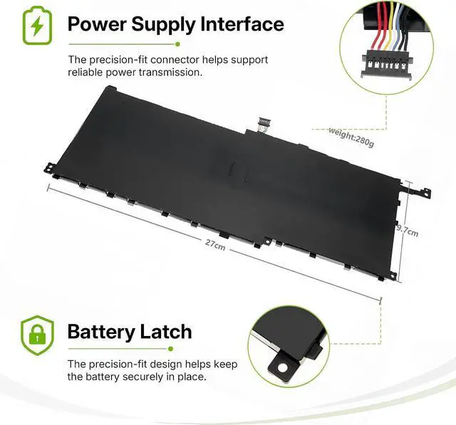 Alt view image 4 of 6 - Tanch SB10F46467 Laptop Battery for Lenovo Thinkpad X1 Carbon 4th Gen 4 2016 X1 Yoga Gen1 Gen2 Series SB10F46466 01AV409 00HW028 01AV457 01AV458