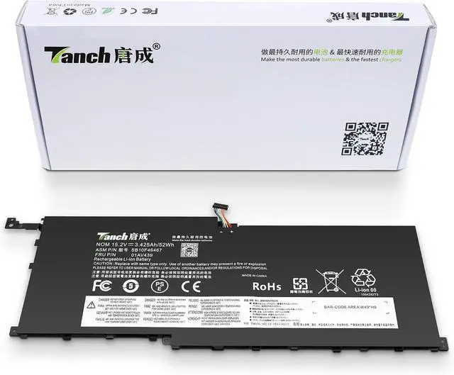 Main image of Tanch SB10F46467 Laptop Battery for Lenovo Thinkpad X1 Carbon 4th Gen 4 2016 X1 Yoga Gen1 Gen2 Series SB10F46466 01AV409 00HW028 01AV457 01AV458