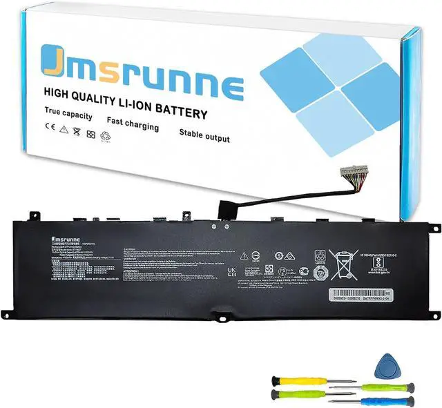 Main image of BTY-M57 Laptop Battery for MSI GP66 GP76 Leopard 10UG 10UH 10UE 11UG 11UE MSI Vector GP66 GP76 12UH 12UE 12UG 12UGS Series MS-17K 34ICP6/35/140 15.2V 65Wh