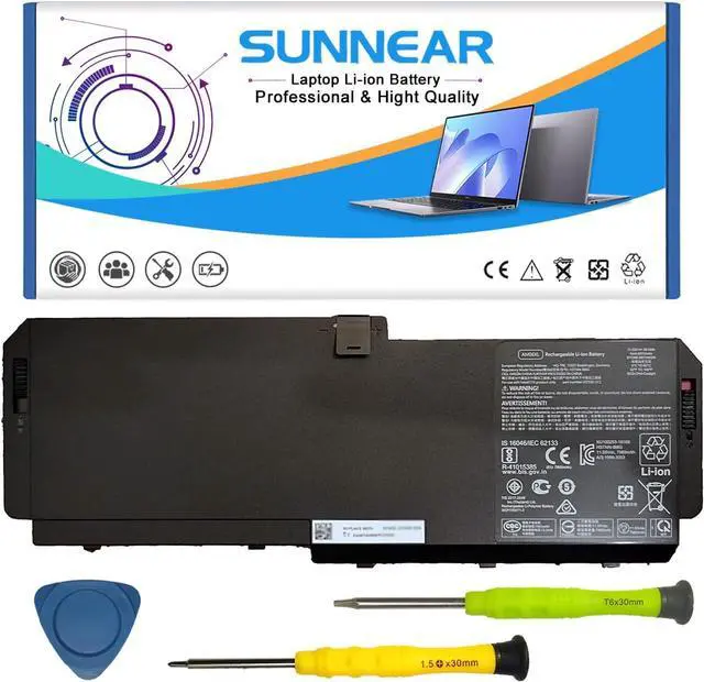 Main image of AM06XL Laptop Battery Compatible with HP Z Book 17 G5 G6 Series Laptop AMO6XL HSTNN-IB8G L07350-1C1 L07044-855 AM06095XL HSN-Q12C 11.55V 95.9Wh 8310mAh 6-Cell