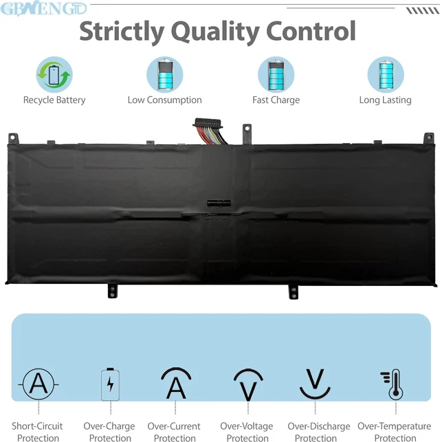 Alt view image 6 of 7 - L19C4PD1 Battery Replacement for Yoga C640-13IML LTE IdeaPad Yoga 6-13ARE05 6-13ALC6 Series L19M4PD1 L19D4PD1 L19L4PD1 5B10U65274 SB10W67395 2ICP5/44/128-2