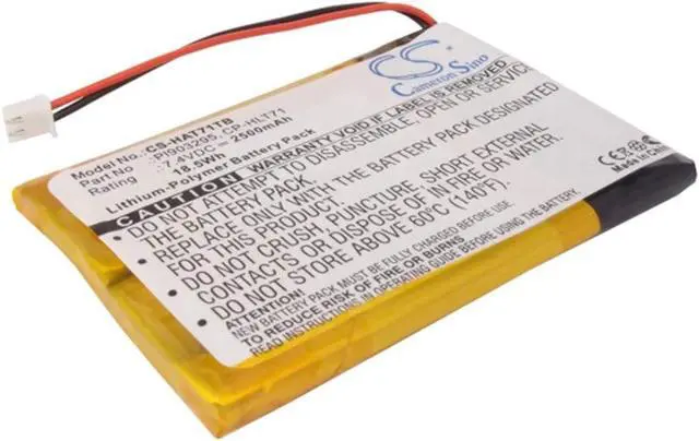 Alt view image 6 of 6 - VI VINTRONS 2700mAh Battery for Haier Digital Prisim A1710130, ATSC710, TVS3970A