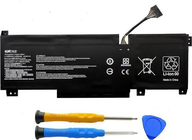 Main image of BTY-M492 Laptop Battery Replacement for MSI WF66 WF67 11UI 11UJ Crosshair 15 17 A11UCK Katana GF66 GF76 11UC 15 17 Bravo 15 B5DD Pulse GL66 GL76 11UDK Sword 15 A11U Series 3-Cell