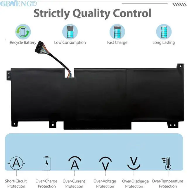 Alt view image 6 of 7 - BTY-M492 Laptop Battery Replacement for MSI WF66 WF67 11UI 11UJ Crosshair 15 17 A11UCK Katana GF66 GF76 11UC 15 17 Bravo 15 B5DD Pulse GL66 GL76 11UDK Sword 15 A11U Series 3-Cell