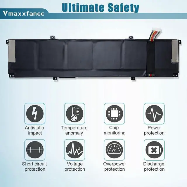Alt view image 4 of 7 - HP 83Wh FZ06XL Laptop Battery Replacement for HP Envy 16-H0000 16-h0000ne 16-h0001TX 16-h0000TX Spectre X360 2-in-1 16-F0000 Series M47636-2D1 TPD-DB01 M48025-005 FZ06083XL 6880mAh 11.58V