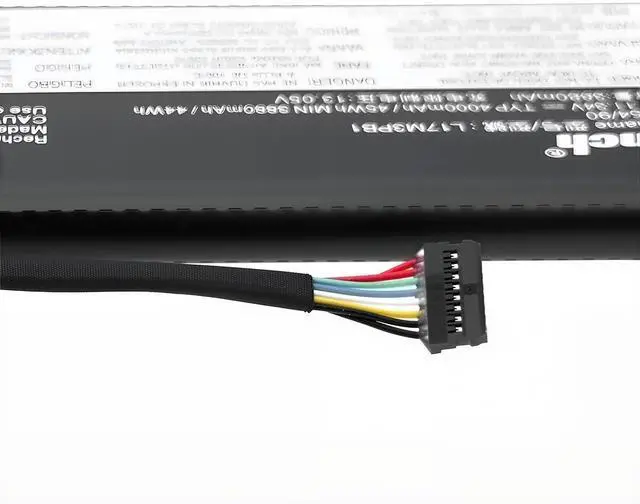Alt view image 3 of 5 - Tanch Genuine Laptop Battery L17c3pb0 L17M3PB1 L17D3PB0 5B10Q71251 5B10Q71254 5B10Q71252 5B10W67266 5B10W67313 Replacement for Lenovo IDEAPAD 330-17ICH 330-15ICH Ideapad 330-15ICH-81FK0076MZ 11.34V