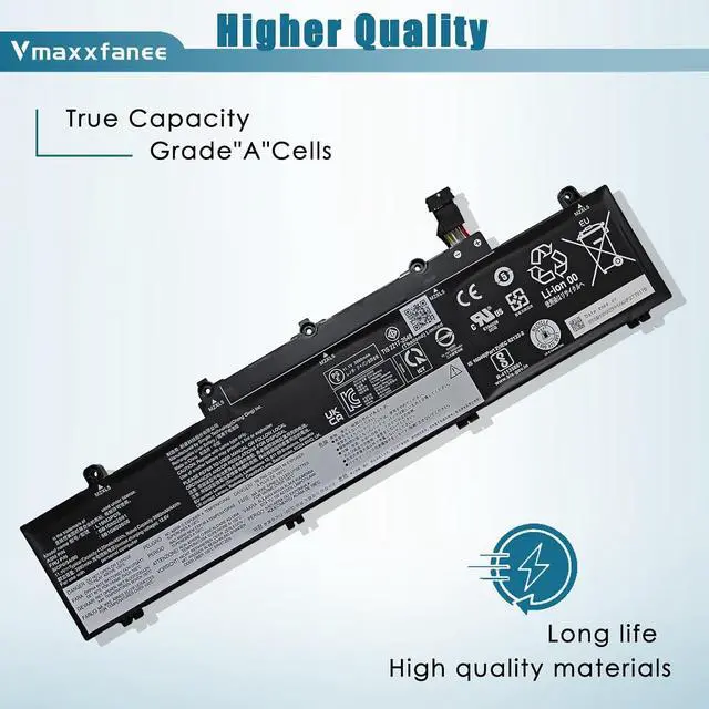 Alt view image 3 of 7 - 45Wh L19M3PD5 L19L3PD5 L19C3PD5 L19D3PD5 Laptop Battery Replacement for Lenovo ThinkPad E15 Gen 2/E15 Gen 3/E15 Gen 4/E14 Gen 2/E14 Gen 3/E14 Gen 4 Series L20L3PD4 L20M3PD4 L20C3PD4