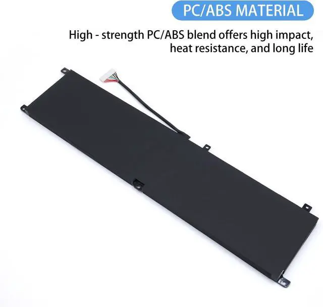 Alt view image 5 of 6 - BTY-M6M 99.99Wh Laptop Battery Replacement for MSI GS66 Stealth 10SE 10SF 11UE 11UH GE66 Raider 10UG 11UG GE76 for Raider 11UE 11UG GE76 for Dragon Tiamat 11UH WS66 10TM 11UMT 11UKT for Creator 15