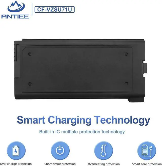 Alt view image 7 of 7 - ANTIEE CF-VZSU71U Laptop Battery Replacement for Panasonic Toughbook CF-30 CF-31 CF-53 CF30 CF31 CF53 CF-VZSU1430U CF-VZSU72UCF-VZSU46 CF-VZSU46S CF-VZSU46R CF-VZSU46U 69WH