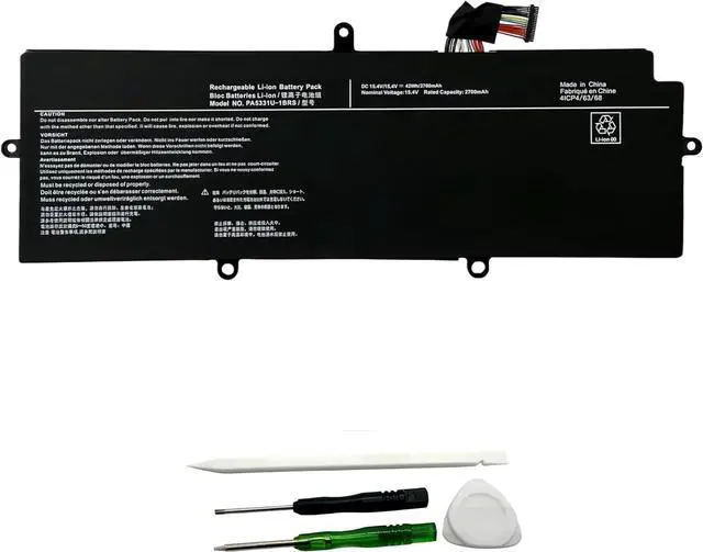 Main image of PA5331U-1BRS Laptop Battery Replacement for Toshiba Dynabook Portege A30-E X30L-G R30-A R30-E/Dynabook Portege Terca A30-G A30-E-102 A40-G A40-E A40-E-155 Series PA5331U