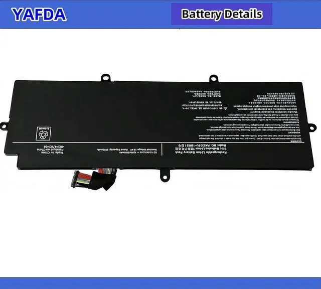Alt view image 5 of 5 - PA5331U-1BRS Laptop Battery Replacement for Toshiba Dynabook Portege A30-E X30L-G R30-A R30-E/Dynabook Portege Terca A30-G A30-E-102 A40-G A40-E A40-E-155 Series PA5331U