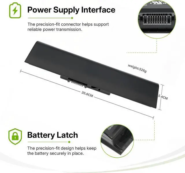 Alt view image 4 of 6 - Tanch PA06 Laptop Battery for Hp Pavilion 17-w000 200 Omen 17t-ab Series TPN-Q174 HSTNN-DB7K