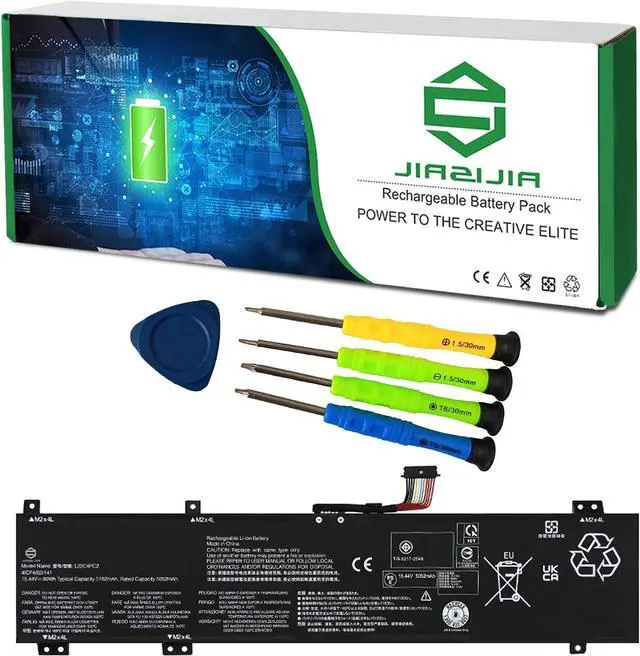 Main image of L22C4PC2 Laptop Battery Replacement for Lenovo Legion Slim 5 16APH8 16IRH8 LOQ 16APH8 16IRH8 Series SB11K38739 5B11K38743 L22D4PC2 SB11K38742 L22B4PC2 L22M4PC2 SB11K38741 15.44V 80Wh
