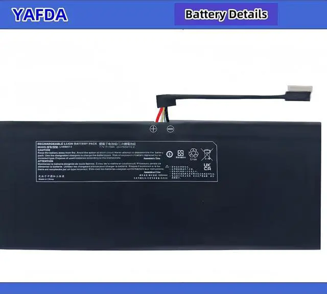 Alt view image 3 of 5 - L140BAT-4 New Laptop Battery Replacement for Lemp9 System76 Darter Pro 2021 Hyperbook L14 Ultra, Clevo L140CU L141CU L140MU L141MU, Schenker VIA 14 Late 2020 Wooking Jiasha ST Pro, K401UQ Series