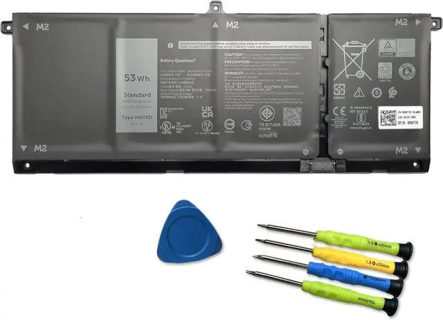 Main image of 53Wh H5CKD Laptop Battery for Dell Latitude 3410 3510 Vostro 5300 5301 5401 5501 5402 Inspiron 5300 5401 5408 5409 5501 5508 5400 5406 5509 7405 7300 7500 7306 7405 7506 2-in-1 Silver Edition 7T8CD