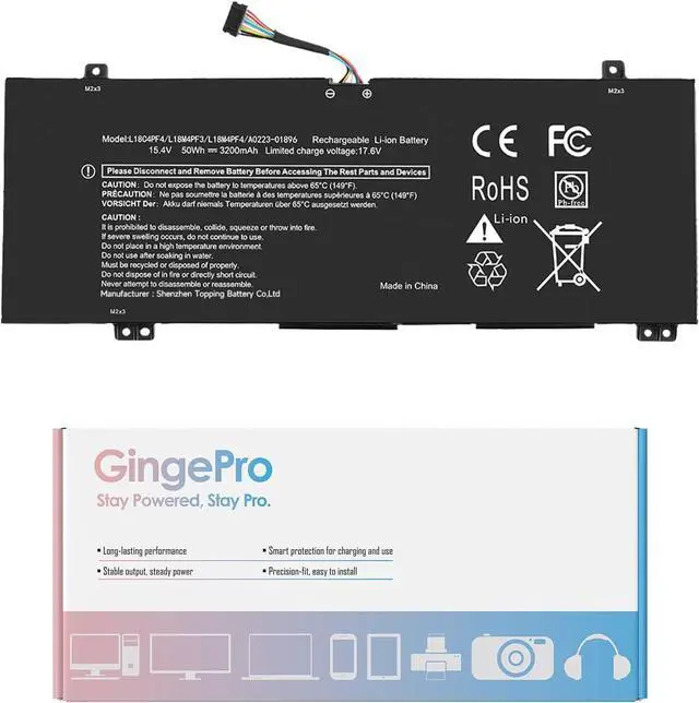 Main image of L18C4PF4 Replacement Battery for Ideapad C340-14API C340-14IWL C340-14IML S540-14API S540-14IWL S540-14IWL Flex-14API Flex-14IWL Flex-14IML 5B10T09081 LE Laptop