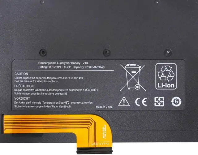 Alt view image 2 of 7 - 0449TX 0NTG4J 0PRW6G PRW6G T1G6P Laptop Battery for Dell Vostro V13 V130 V1300(11.1V 30Wh)