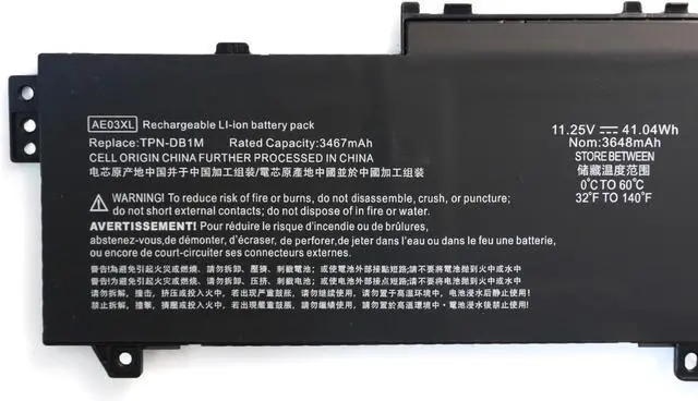 Alt view image 2 of 7 - AE03XL AE03041XL HSTNN-AB1B HSTNN-WB0D N20951-CC1 TPN-IB0R Laptop Battery Compatible with HP 240 245 246 250 255 256 G10 14-EE 14-EM 14-EP 15-FC 15Z-FC 15-FD 15T-FD Series(11.25V 41.04Wh)