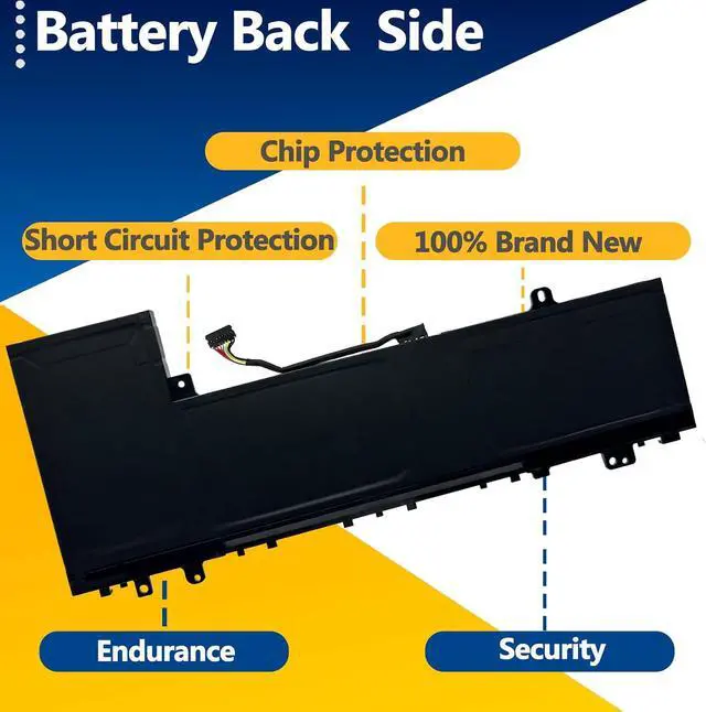 Alt view image 6 of 7 - L23X3PK1 Battery Replacement for for Lenovo IdeaPad Slim 5-14IMH9 83DA 5-14AHP9 83DB 5-14IRU9 5-14Q8X9 5-15IRU9 5-15IRH9 5-15IRH9R 5-16IMH9 5-16AHP9 Series